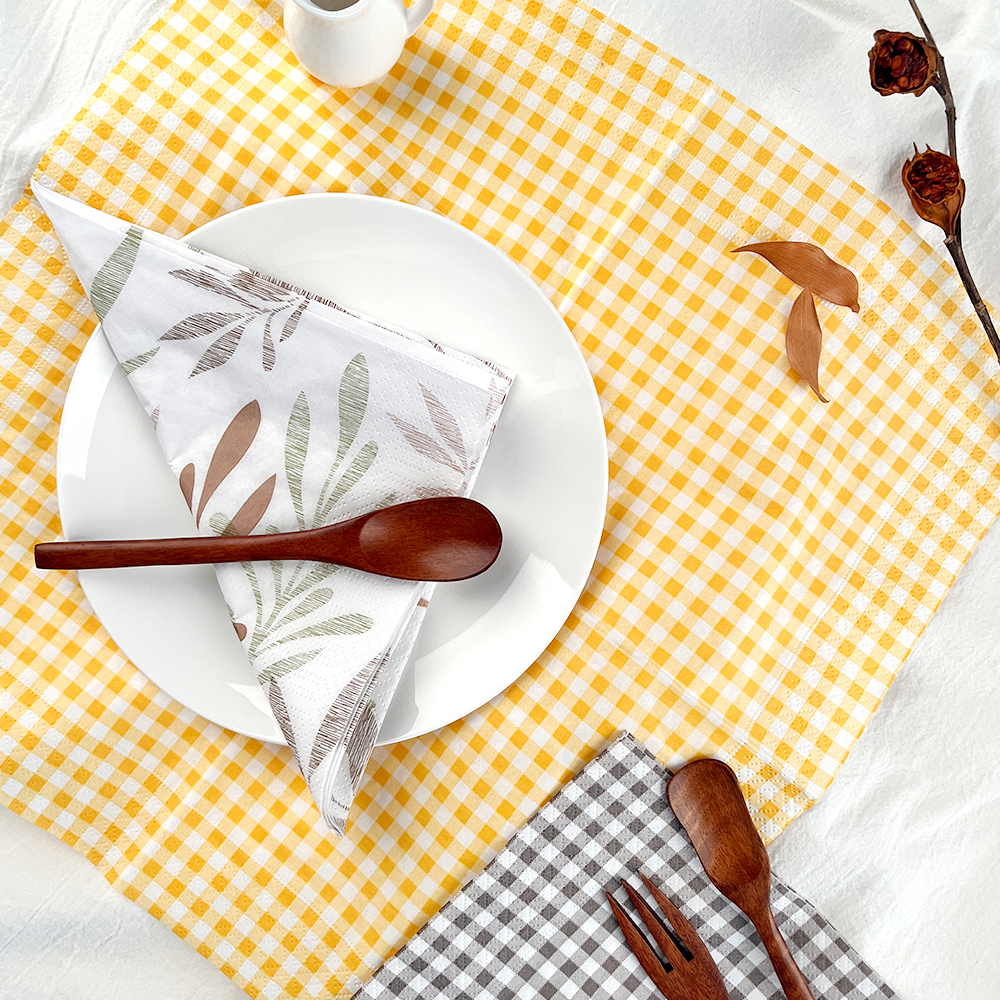 페이퍼 디자인 런치 냅킨