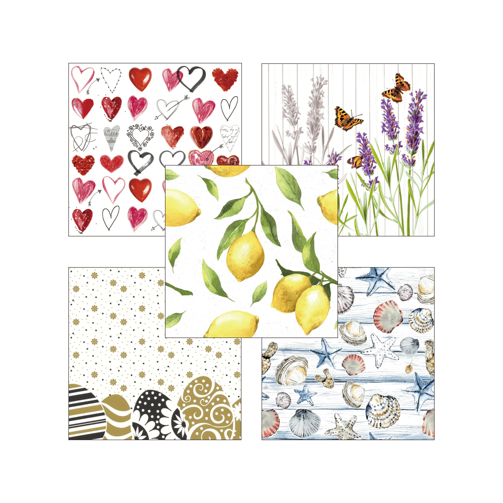 페이퍼 디자인 런치 냅킨