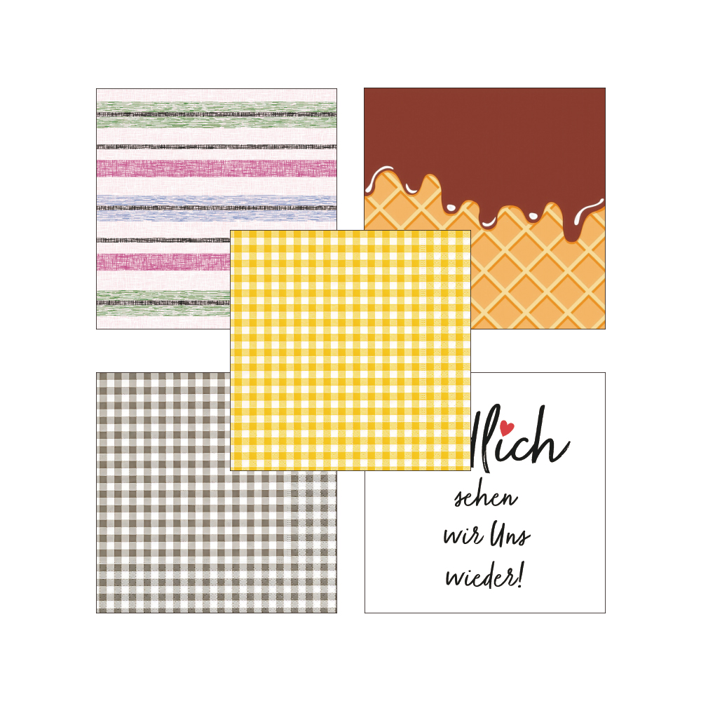 페이퍼 디자인 런치 냅킨