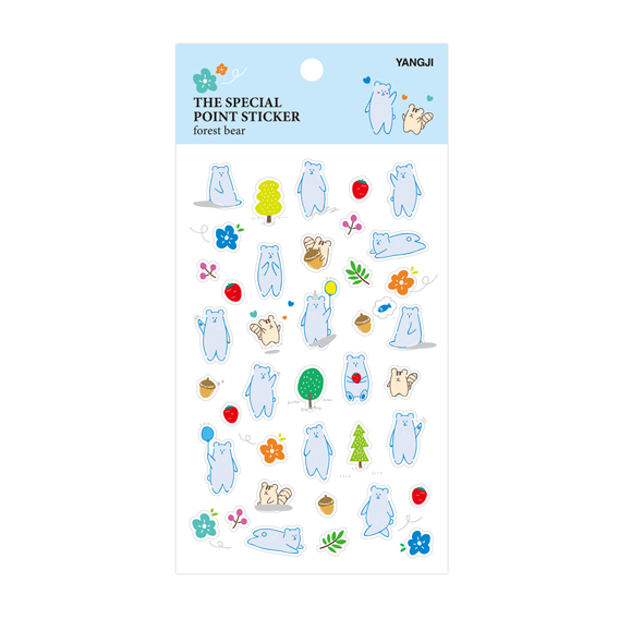 더스페셜 포인트스티커-포레스트베어