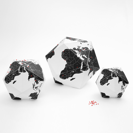 팔로마_내가만드는지구본 HERE-Country M/L(블랙)