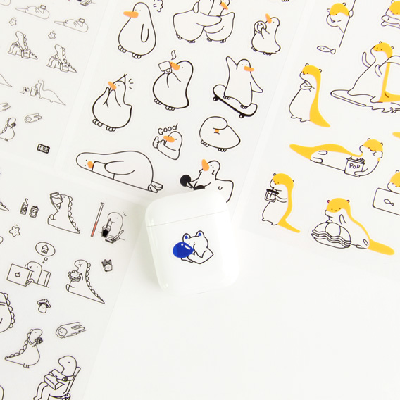 더스페셜 포인트스티커-애니멀(6종)